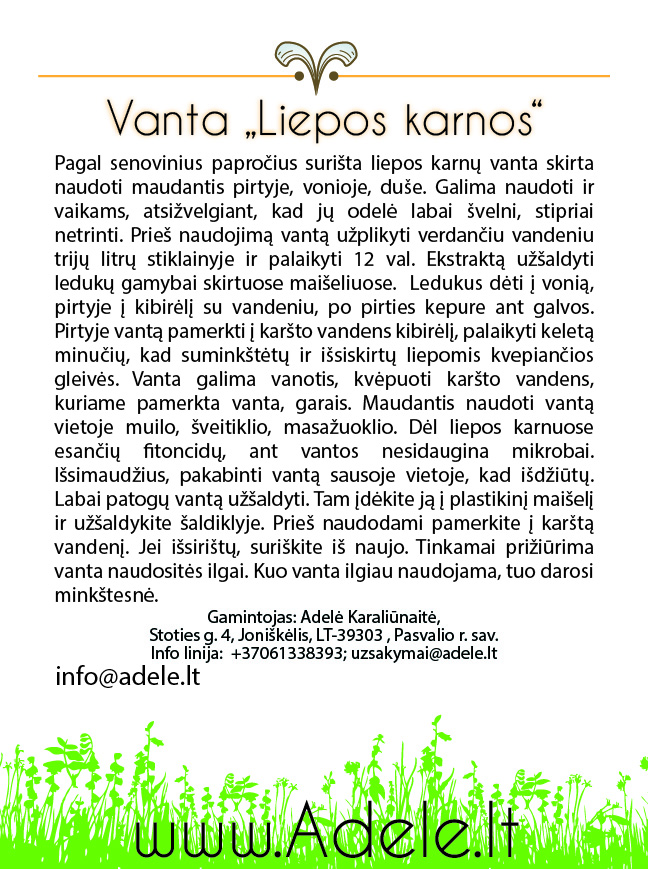 Vanta "Liepos karnos"
